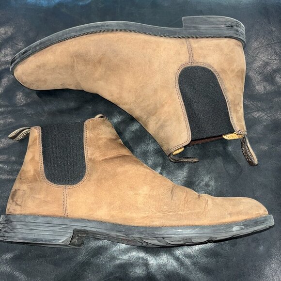 BLUNDSTONE #2391 Made in Australia Men's Suede Chelsea Dress Boot Size12 = US 13 - Picture 1 of 16